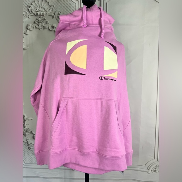 Champion Pink Hoodie Power Blend New XL - Picture 3 of 5